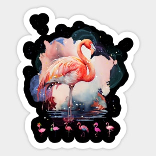 Flamingos lover Sticker